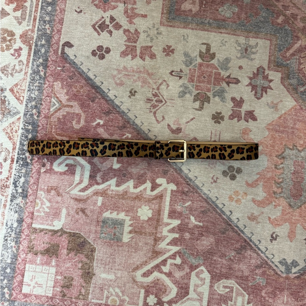 Leopard Print Women's Belt